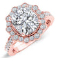 Lita Cushion Diamond Engagement Ring (Lab Grown Igi Cert) rosegold