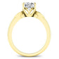 Lobelia Diamond Matching Band Only (engagement Ring Not Included) For Ring With Cushion Center yellowgold