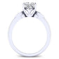 Lobelia Princess Diamond Engagement Ring (Lab Grown Igi Cert) whitegold