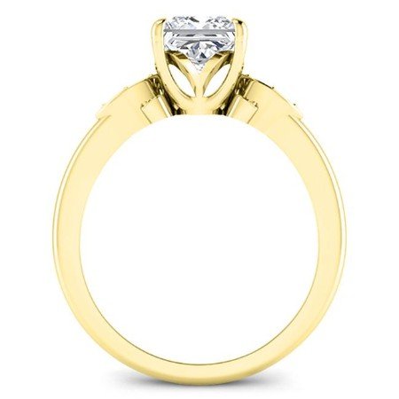 Lobelia Princess Diamond Engagement Ring (Lab Grown Igi Cert) yellowgold