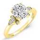 Lobelia Diamond Matching Band Only (engagement Ring Not Included) For Ring With Cushion Center yellowgold