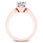 Lobelia Moissanite Matching Band Only (engagement Ring Not Included) For Ring With Cushion Center rosegold