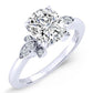 Lobelia Moissanite Matching Band Only (engagement Ring Not Included) For Ring With Cushion Center whitegold