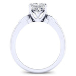 Lobelia Diamond Matching Band Only (engagement Ring Not Included) For Ring With Princess Center whitegold