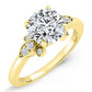 Lobelia Moissanite Matching Band Only (engagement Ring Not Included) For Ring With Round Center yellowgold