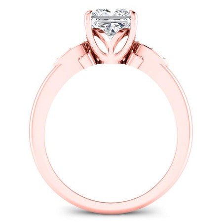 Lobelia Princess Diamond Bridal Set (Lab Grown Igi Cert) rosegold