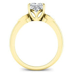 Lobelia Princess Diamond Engagement Ring (Lab Grown Igi Cert) yellowgold