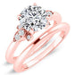 Lobelia Round Diamond Bridal Set (Lab Grown Igi Cert) rosegold