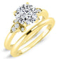 Lobelia Round Diamond Bridal Set (Lab Grown Igi Cert) yellowgold