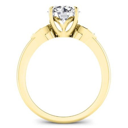 Lobelia Round Diamond Bridal Set (Lab Grown Igi Cert) yellowgold