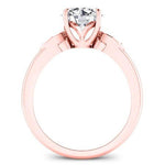 Lobelia Round Diamond Engagement Ring (Lab Grown Igi Cert) rosegold
