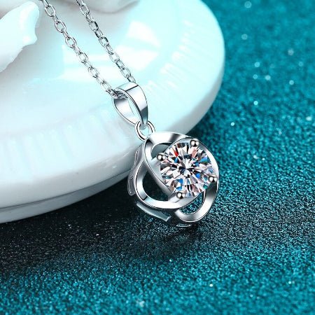 Lodie Moissanite Necklace whitegold