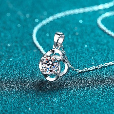 Lodie Moissanite Necklace whitegold