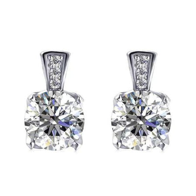 Londyn Diamond Earrings (Clarity Enhanced) whitegold