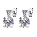 Londyn Diamond Earrings (Clarity Enhanced) whitegold