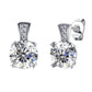 Londyn Moissanite Earrings whitegold