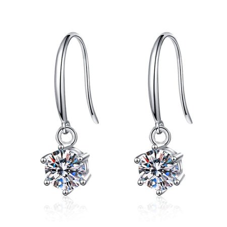 Luisa Diamond Earrings (Clarity Enhanced) whitegold