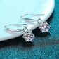 Luisa Moissanite Earrings whitegold