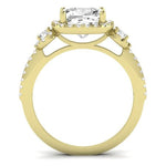 Lunaria Cushion Diamond Bridal Set (Lab Grown Igi Cert) yellowgold