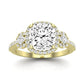 Lunaria Cushion Diamond Bridal Set (Lab Grown Igi Cert) yellowgold