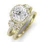 Lunaria Diamond Matching Band Only (does Not Include Engagement Ring) For Ring With Cushion Center yellowgold