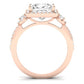 Lunaria Diamond Matching Band Only (does Not Include Engagement Ring) For Ring With Princess Center rosegold