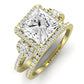 Lunaria Diamond Matching Band Only (does Not Include Engagement Ring) For Ring With Princess Center yellowgold