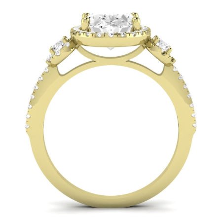 Lunaria Oval Diamond Bridal Set (Lab Grown Igi Cert) yellowgold