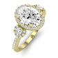 Lunaria Oval Diamond Engagement Ring (Lab Grown Igi Cert) yellowgold