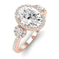 Lunaria Oval Diamond Engagement Ring (Lab Grown Igi Cert) rosegold