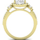 Lunaria Oval Diamond Engagement Ring (Lab Grown Igi Cert) yellowgold