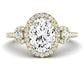 Lunaria Oval Diamond Engagement Ring (Lab Grown Igi Cert) yellowgold