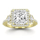 Lunaria - Princess Lab Diamond Engagement Ring (IGI Certified)