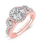 Lunaria Round Diamond Bridal Set (Lab Grown Igi Cert) rosegold