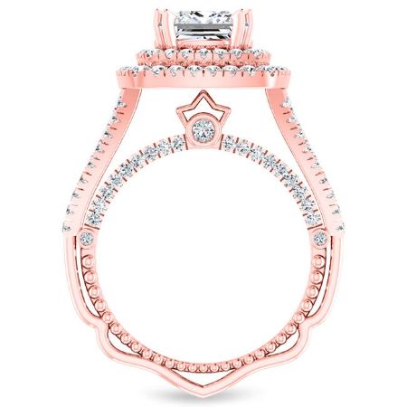 Lupin Princess Diamond Bridal Set (Lab Grown Igi Cert) rosegold