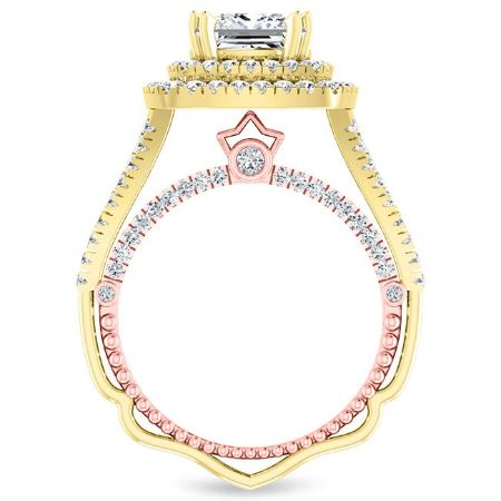 Lupin Princess Diamond Engagement Ring (Lab Grown Igi Cert) yellowgold