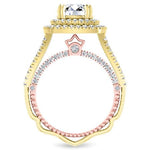 Lupin Round Diamond Bridal Set (Lab Grown Igi Cert) yellowgold