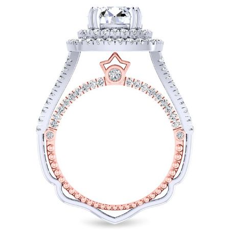 Lupin Round Diamond Bridal Set (Lab Grown Igi Cert) whitegold