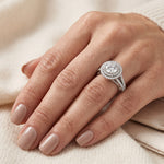 Lupin - GIA Natural Round Diamond Engagement Ring