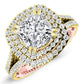 Lupin Princess Diamond Engagement Ring (Lab Grown Igi Cert) yellowgold