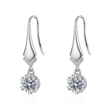 Mabel Diamond Earrings (Clarity Enhanced) whitegold