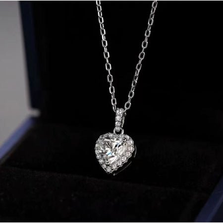 Maci Diamond Necklace (Clarity Enhanced) whitegold