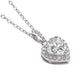 Maci Moissanite Necklace whitegold