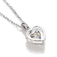 Maci Moissanite Necklace whitegold