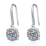 Maddie Moissanite Earrings whitegold