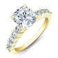 Magnolia Cushion Diamond Bridal Set (Lab Grown Igi Cert) yellowgold