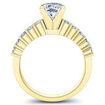 Magnolia Cushion Diamond Bridal Set (Lab Grown Igi Cert) yellowgold