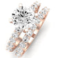 Magnolia Diamond Matching Band Only (does Not Include Engagement Ring) For Ring With Round Center rosegold