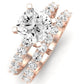 Magnolia Diamond Matching Band Only (does Not Include Engagement Ring) For Ring With Cushion Center rosegold