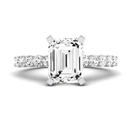 Magnolia Emerald Diamond Bridal Set (Lab Grown Igi Cert) whitegold